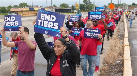 UAW president vows more strikes if no progress by noon Friday