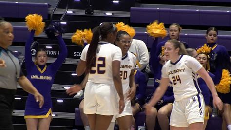 UAlbany women notch first conference win against Bryant