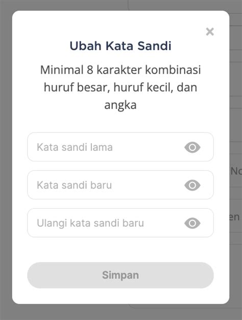 Ubah Kata Sandi | Direktorat Jenderal Pajak - balustradellc