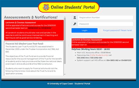 UCC 3 Semester Programme How to Login to the Elearning Portal