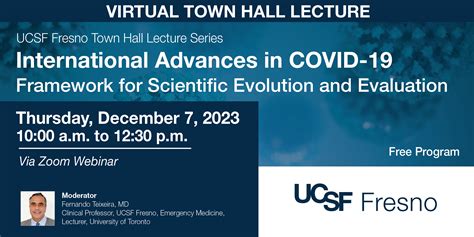 UCSF COVID-19 Response Town Halls Novel Coronavirus