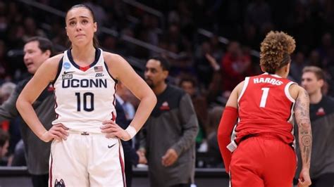 UConn’s streak of 14 straight Final Fours in the women’s NCAA Tournament ends with loss to Ohio State in the Sweet 16