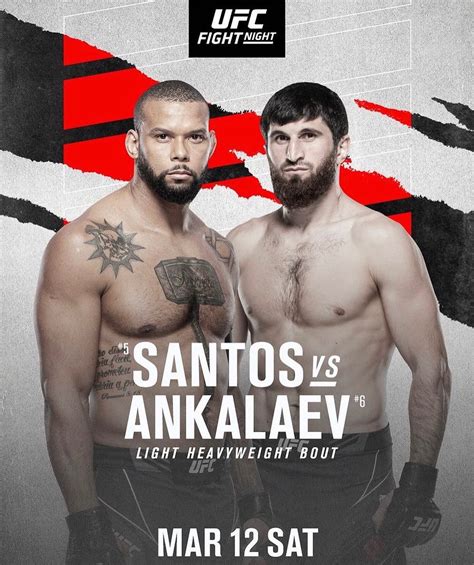 UFC Fight Night: Santos vs Ankalaev - Ultimate Fighting …