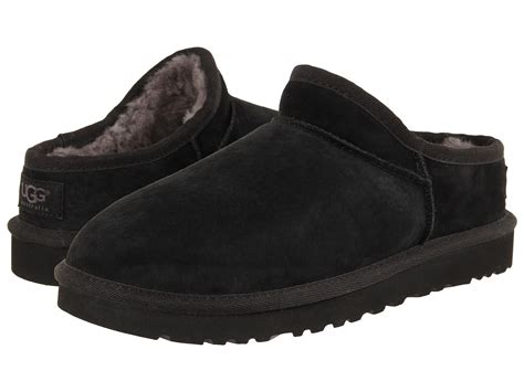 UGG Classic Ultra Mini Suede Slipper Boots, Black