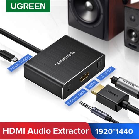 Ugreen HDMI Audio Extractor SPDIF Optical Toslink Audio Extractor ... - balustradellc