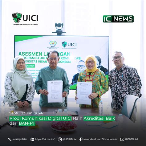 UICI Resmi Terakreditasi Baik dari BAN-PT - balustradellc