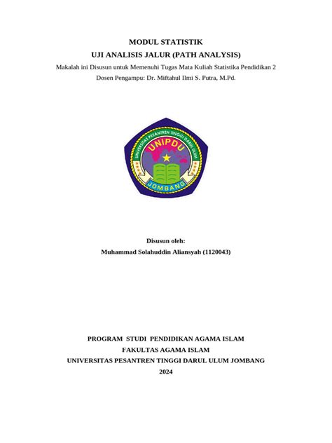Uji Analisis Jalur dalam Statistik | PDF - Scribd - wintechmobiles.com