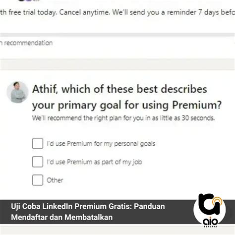 Uji coba gratis LinkedIn Premium - balustradellc