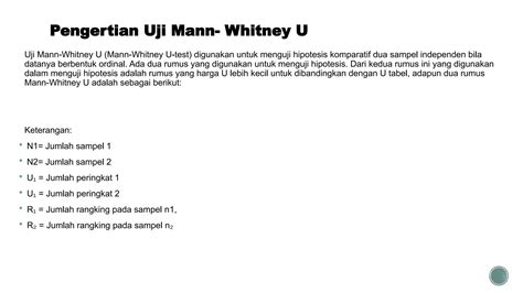 Uji Mann - Whitney: Pengertian dan Cara Analisis … - wintechmobiles.com