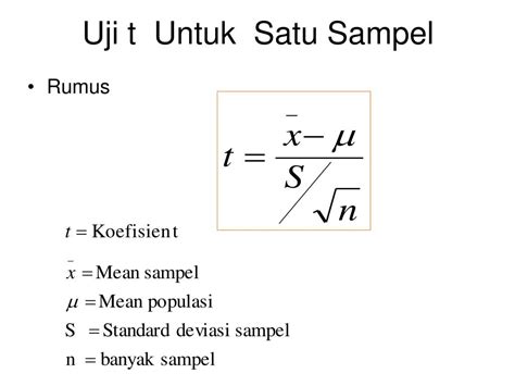 Uji t Satu Sample - Datariset - wintechmobiles.com