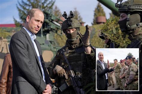 UK's Prince William visits troops in Poland on surprise trip