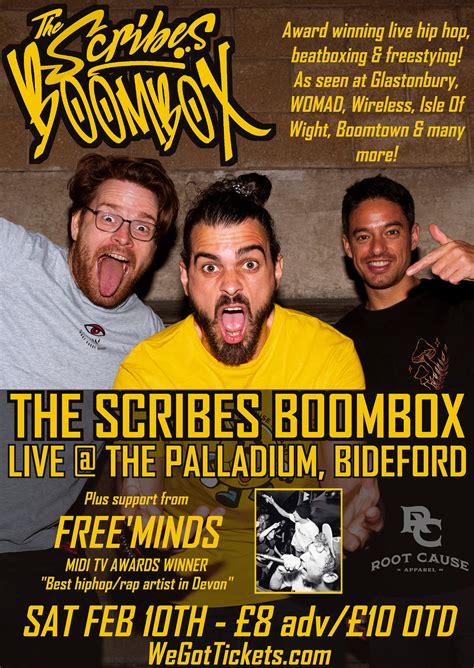 UK Hip Hop - The Scribes plus support, The Palladium Club, Bideford…