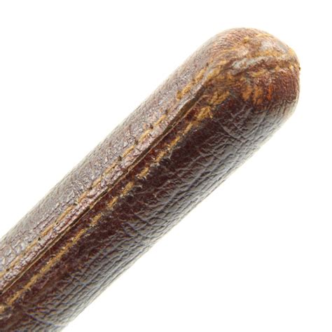 UK Officer Leather Swagger Stick - balustradellc