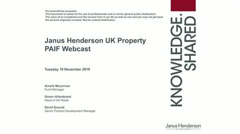 UK PROPERTY PAIF - documents.janushenderson.com