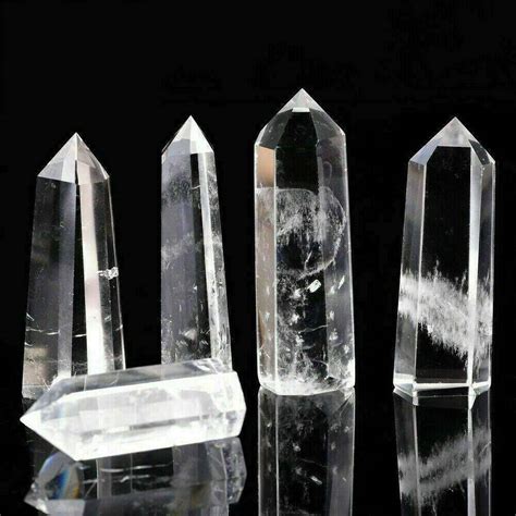 UK SELLER Clear Quartz Crystal Point Natural Wand Specimen …