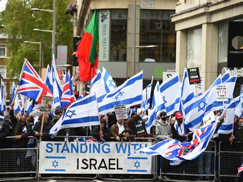 UK demonstrators protest Israeli leader’s visit to London