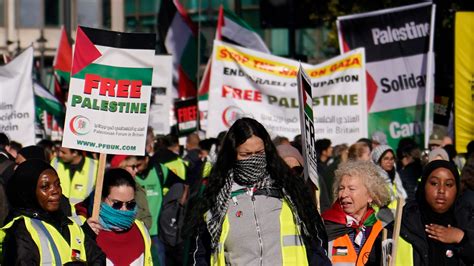 UK police step up efforts to ensure a massive pro-Palestinian march in London remains peaceful