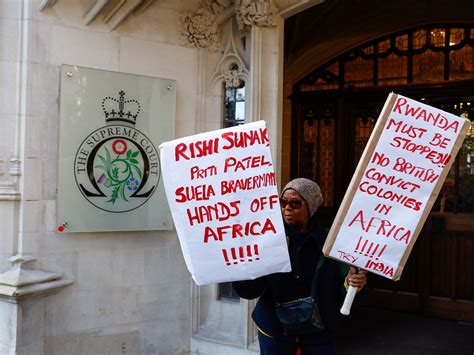 UK top court says a plan to send migrants to Rwanda is unlawful because they would be at risk