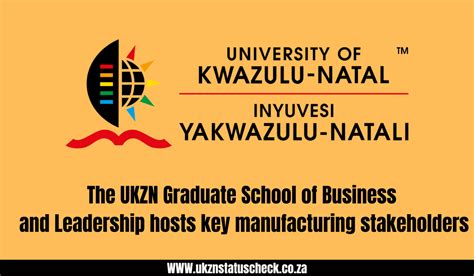 UKZN Graduate School of Business & Leadership - ApplySA