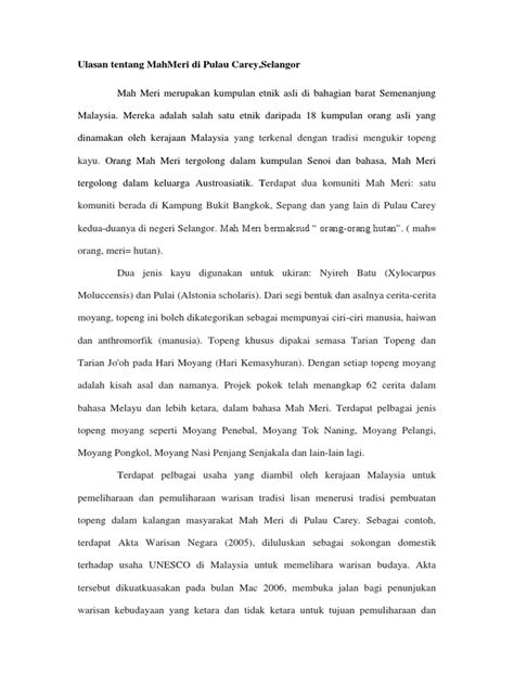 Ulasan Tentang MahMeri Di Pulau Carey | PDF - Scribd - balustradellc