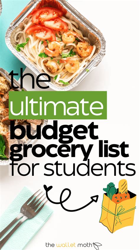 Ultimate Grocery List for College Students on a Budget - balustradellc