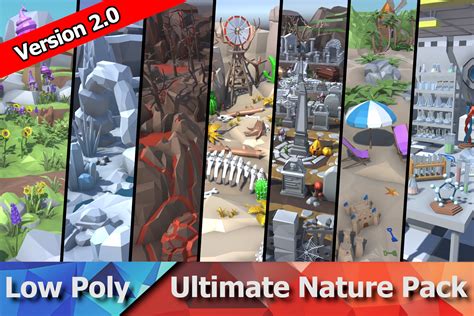 Ultimate Low Poly Nature Pack - Sketchfab - muktibox.com