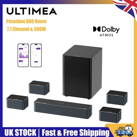 ULTIMEA 7.1 Sound Bar with Dolby Atmos, 500W Home Theater Surround ... - balustradellc