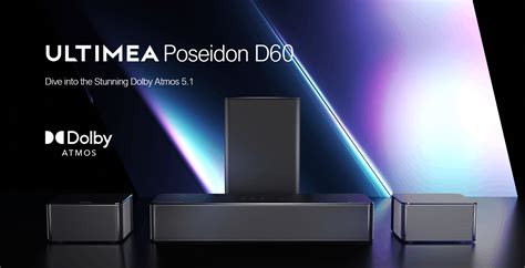 ULTIMEA D60 5.1 Dolby Atmos Soundbar with Wireless Subwoofer, Surround ... - balustradellc