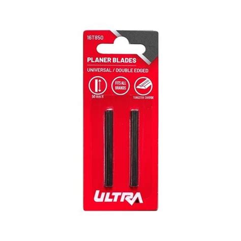 Ultra 50mm Tungsten Carbide Planer Blades - 2 Pack - balustradellc