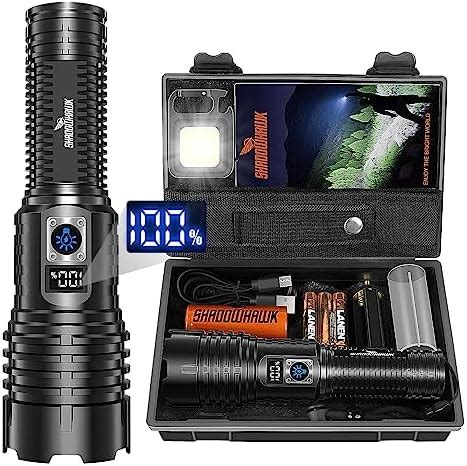 Ultra Powerful LED Torch Flashlight, 500000 Lumens Rechargeable ... - balustradellc