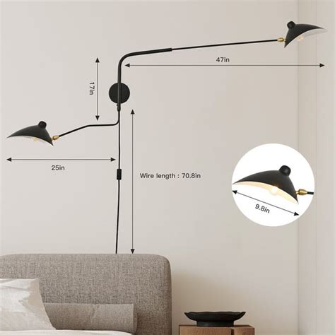 Ultra-Modern Swing Arm Wall Sconces - Wayfair - balustradellc