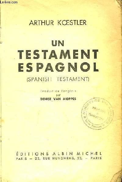 UN TESTAMENT ESPAGNOL