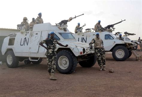 UN peacekeepers have departed a rebel stronghold in northern Mali early as violence increases
