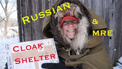 UNBOXING a Russian Cloak Shelter ~AND~ Russian MRE Taste …