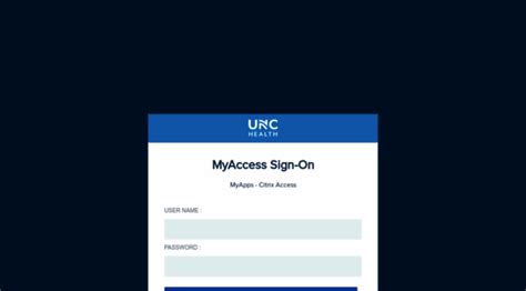 UNC Health Citrix - myapps.unch.unc.edu