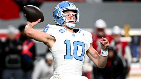 UNC QB Drake Maye is entering the NFL draft and won’t play in the Duke’s Mayo Bowl