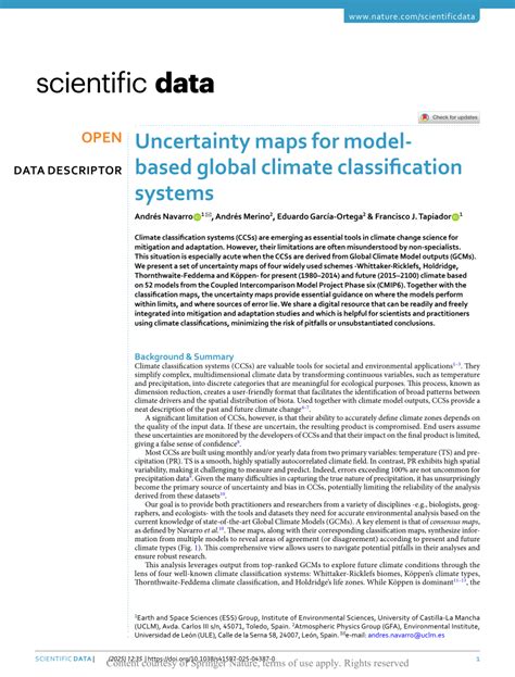 Uncertainty maps for model-based global climate … - wintechmobiles.com