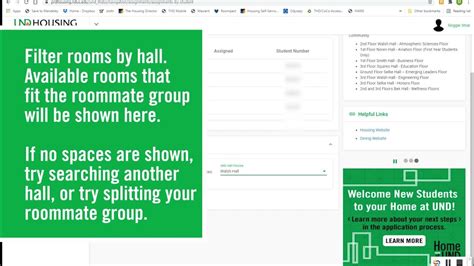 UND Housing Room Selection Tutorial - YouTube