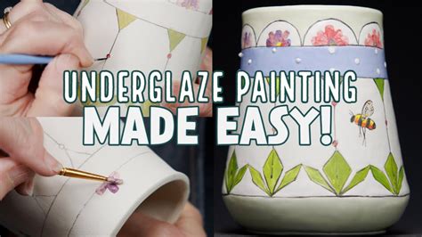Underglaze Painting for Beginners - Learn how to QUICKLY draw and paint ... - muktibox.com