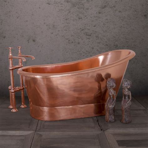 Undermount Copper Bathtub | Handmade Hammered … - balustradellc
