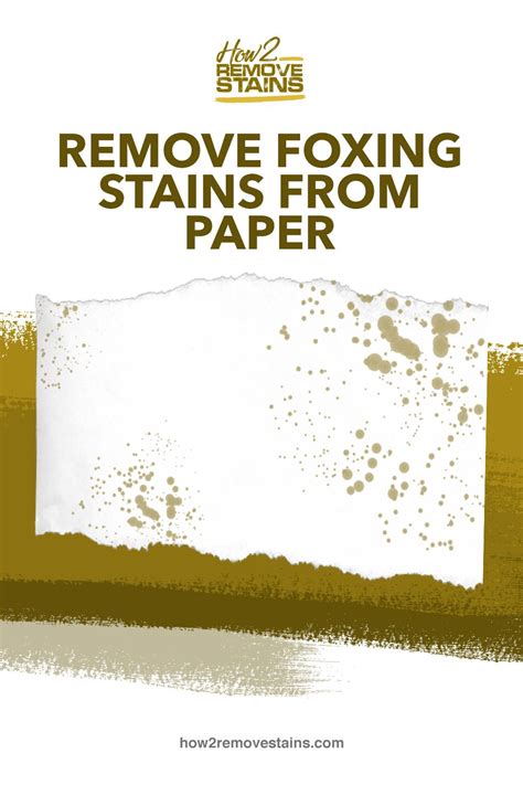 Understanding and Removing Foxing Stains - Scribd - muktibox.com