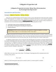 Understanding Colligative Properties: Freezing Point Lab Guide - wintechmobiles.com