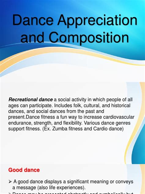 Understanding Dance Composition | PDF - muktibox.com