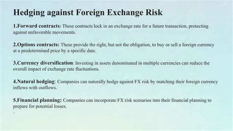 Understanding Foreign Exchange Risk and Hedging … - balustradellc