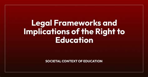 Understanding Legal Frameworks in Education: An Overview - balustradellc