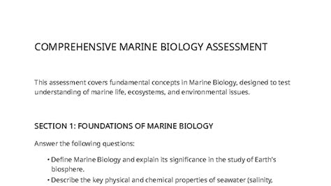 Understanding Marine Biology: Key Concepts and Ocean Dynamics - raincitystudios.com