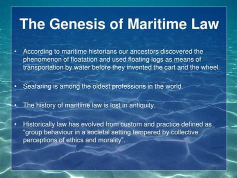 Understanding Maritime Laws: A Historical Perspective - wintechmobiles.com