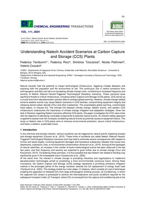Understanding Natech Accident Scenarios at Carbon Capture and Storage ... - wintechmobiles.com