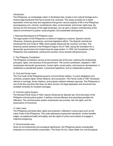 Understanding Philippine Laws and Regulations for … - balustradellc