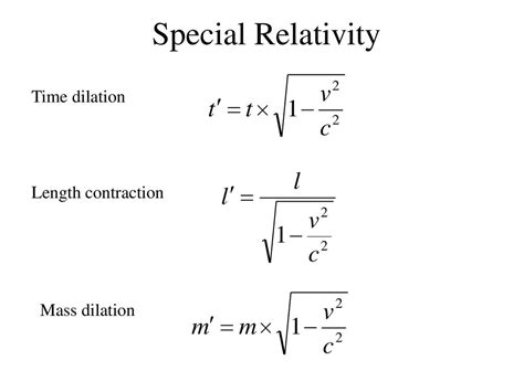 Understanding Special Relativity: Time Dilation & Length | Course Hero - wintechmobiles.com